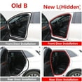 thumbnail image 6 of 5M L-Shape Car Door Hood Trunk Trim for Edge Moulding Rubber Weatherstrip Seal Strip, 6 of 7