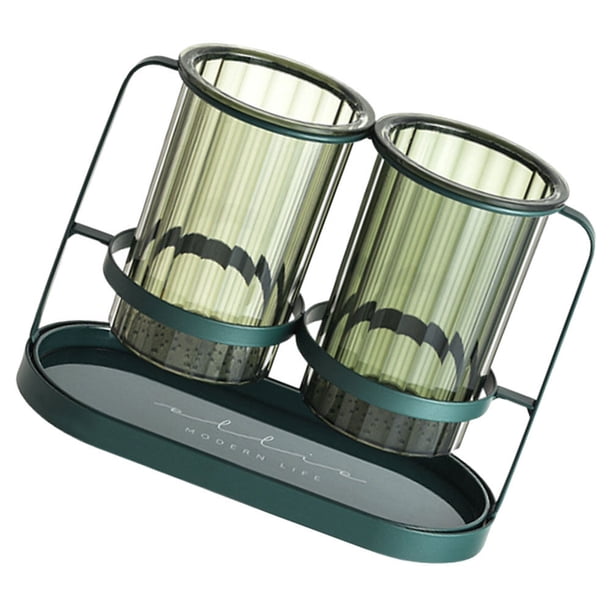 NUOLUX 1Ud Cubiertos Con Drenaje En Verde Para Cocina Y Material Duradero