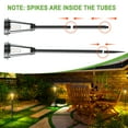 thumbnail image 6 of Quntis 6 Pack Solar Pathway Lights, Solar Lights Outdoor Waterproof, Auto On/Off Solar Garden Lights Solar Powered Landscape Path Lights for Yard Walkway Lawn Garden Patio Driveway, 6 of 9