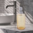 thumbnail image 6 of Unique Bargains 1 Pc Elegant Twill Pattern Soap Pump Dispenser for Bathroom 16.9oz Orange Silver Tone, 6 of 6