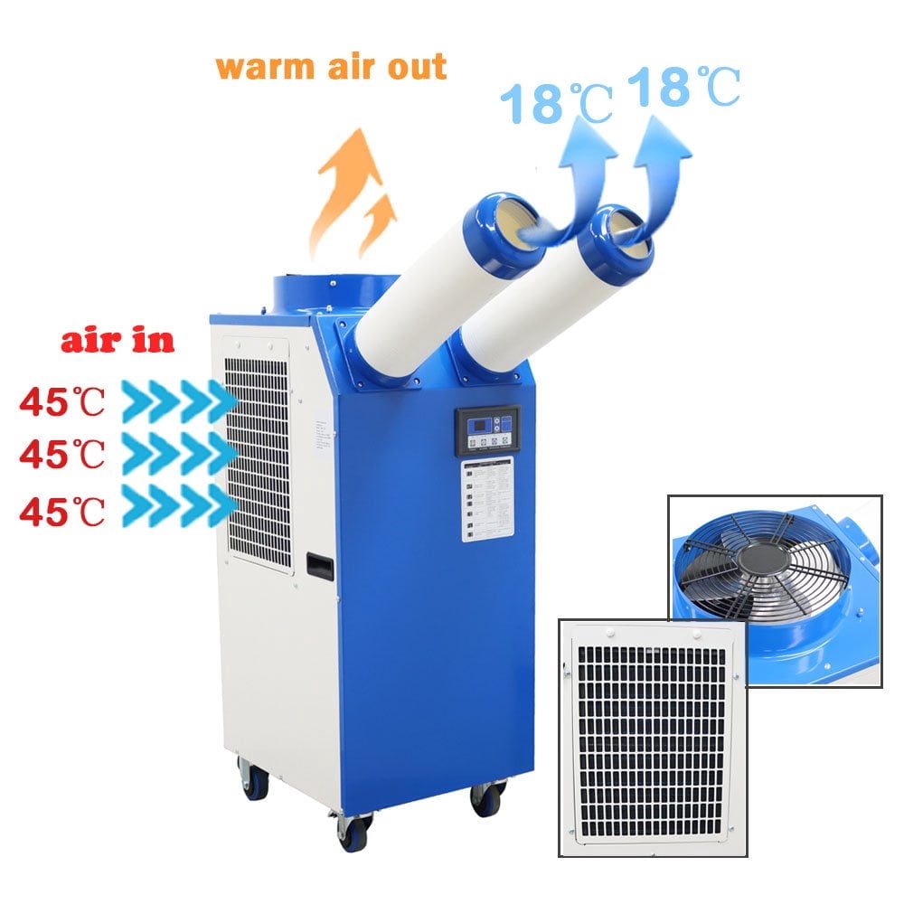 Portable Air Conditioner Industrial Air Cooler 780m³/h Cooling 18700 BTU 220V