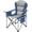 BlueGray, variant on Nextay Folding Camping Cot with Mattress – 6-Position Recliner to Bed, 450 lbs Capacity, Lightweight Portable Camp Bed for Adults, Outdoor & Indoor Use, Black