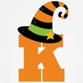 thumbnail image 3 of CafePress - Halloween Letter K Witch Monogram Kids Baseball Je - Kids Cotton Baseball Jersey, 3/4 Sleeve Shirt, 3 of 4