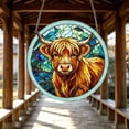 thumbnail image 5 of Acrylic Puzzles Suncatcher, 83 Pieces Stained Glass Window Hanging Sun Catcher Puzzle Kit, 7.4inch Suncatchers for Windows Hanging Garden Decoration, 5 of 6