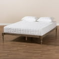 thumbnail image 3 of Baxton Studio Iseline Full Size White Finished Wood Platform Bed Frame, 3 of 10
