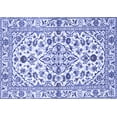 thumbnail image 1 of Ahgly Company Machine Washable Indoor Rectangle Persian Blue Traditional Area Rugs, 2' x 4', 1 of 4