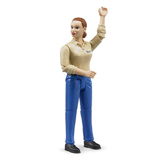 bworld Woman, light skin, blue jeans Bruder Toys Juguetes/Modelismo/Autos a Escala