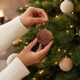 thumbnail image 5 of 2026 Christmas Home Party Decoration Flocked Christmas Ball Set Hanging Ornaments For Scene Decoration And Christmas Tree Christmas Celebration Party Supplies, 5 of 7