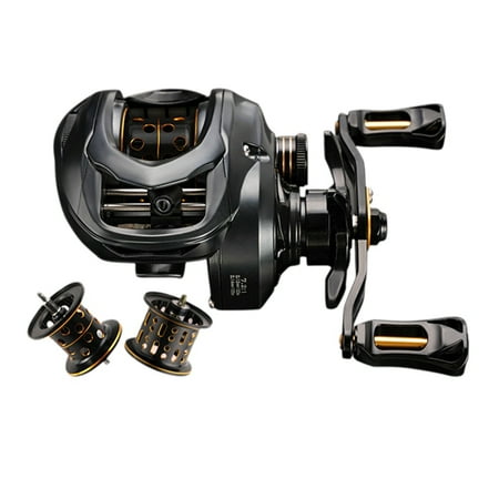 Metal Double Line Cup Lure Fishing Reel Ultra Light Drag Sound Double Line Cup Fishing Reel Casting A Metal