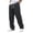 #0288-Gray, variant on Men's Washed Denim Jeans Solid Color Drawstring Elastic Waist Pockets Loose Fit Vintage Outdoor Casual Daily Work Long Trousers