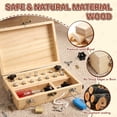 thumbnail image 6 of Montessori Busy Board, Montessori Toys for 3 Year Old, Portable Busy Board with Lock and Key for 3 4 5 Year Old Kids, Wooden Kids Tool Set with Storage Box, Preschool Learning Toys, 6 of 10