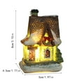 thumbnail image 2 of Christmas Village LED Lighted Houses Set, Indoor Room Decor Collectible Buildings, Festive Holiday Home Decoration,G, 2 of 6