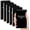 Black, variant on 6 Pack 3x5" Waterproof Mini Notebook, Top Spiral Small Notepad for Outdoor | Pocket Notepad, Stone Paper Note Pads, All-Weather Tearproof Stain & Grease Resistant, for Camping Office Travel Work