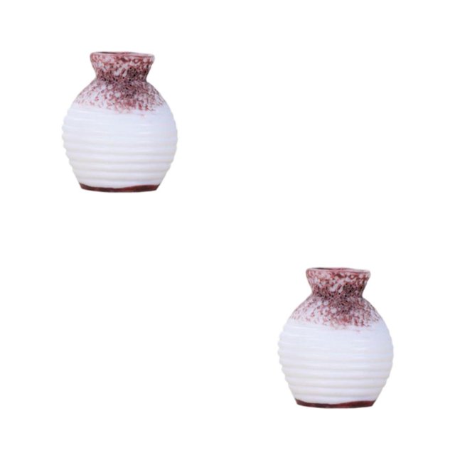 Florero Maceta en miniatura Billuyoard 2Conjunto Marron oscuro