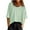 Light Green, variant on Sherrylily Summer Women Oversized Cropped T-Shirts Casual Short Sleeve Loose Tops