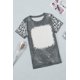 thumbnail image 4 of ABPHQTO Camiseta Mujer Manga Corta Gris Leopardo Blanqueado, 4 of 5