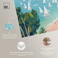 thumbnail image 4 of Preppy Sailboats in the Beach Canvas Trendy Coastal Art by Art Remedy, Gallery Wrapped, 45" x 36", 4 of 7