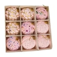 thumbnail image 2 of Kbndieu Christmas Tree Balls Ornaments, 9 Pcs Pink Christmas Tree Hanging Decor, Shatterproof Foam Christmas Balls for Holiday & Winter Xmas Decorations Wedding Party Decor, 2 of 7