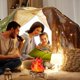 thumbnail image 4 of Inflatable Campfire Props Firewood Toys Realistic Looking Waterproof Fake Flame Compact Inflatable Bonfire Decor, 4 of 5