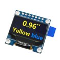 thumbnail image 2 of Inteprter Módulo OLED 7 pines GND 0,96 pulgadas SSD 1306 SPI 128*64 Tablero de pantallas de alta definición Mini pantallas LED autoluminosas Electrónica Amarillo azul, 2 of 6