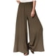 thumbnail image 1 of ICHUANYI Clearance Women Fashion Casual Elastic Waist Loose Full Length Pants(Brown, XL) ICHUANYI WER2023081402045, 1 of 5