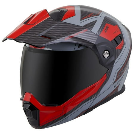 - Scorpion EXO-AT950 Tucson Modular Motorcycle Helmet Red