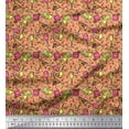 thumbnail image 1 of Soimoi Viscose Chiffon Fabric Wine & Beer Beverages Fabric Prints by Yard 42 Inch Wide, 1 of 1