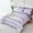 Grayish Purple, variant on PERFEMET Purple Aztec Queen Size Comforter Set,7 Pcs Bed in a Bag Set Striped Bohemian Bedding Set,Soft Microfiber Bed Set for All Season