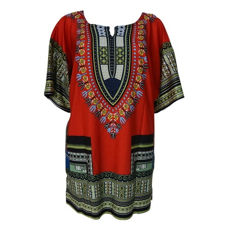 Marainbow Women African Festival Dashiki Shirt Kaftan Boho Hippe Gypsy Dress