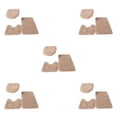 thumbnail image 2 of Transemion 1/2/3/5 3pieces Anti-slid Particles Rug Set Secure And for Slip-free Bathroom Mats For Camel 5PCS, 2 of 6