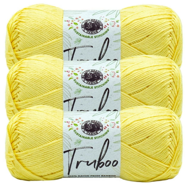 Fil Lion Brand Truboo Fil de Bambou #3 Léger/DK, 100g/ 220m
