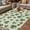 Light Beige Dark Green, variant on Green St. Patrick's Day Outdoor Rug for Patio/Deck/Porch, Non-Slip Large Area Rug 4 x 6 Ft, Lucky Clovers Watercolor Rustic Indoor Outdoor Rugs Washable Area Rugs, Camping Rug Carpet Runner