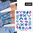 thumbnail image 2 of JOEEE Blooming Design Calcomanías De Agua Con Tema De Hoja De Flores DIY Slider Uñas Arte Marcas Mariposa Pegatina De, 2 of 4
