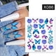 thumbnail image 2 of JOEEE Blooming Design Calcomanías De Agua Con Tema De Hoja De Flores DIY Slider Uñas Arte Marcas Mariposa Pegatina De, 2 of 4