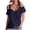 Navy^NM5, variant on QGJZVUNL Womens Cold Shouler Going Out Tops Flowy Sleeve Tank Top Summer Outfits Casual V Neck T Shirts Size L