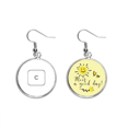 thumbnail image 1 of Teclado símbolo C Pendiente Sol Flor Pendiente Joyas Moda Unbranded M, 1 of 3