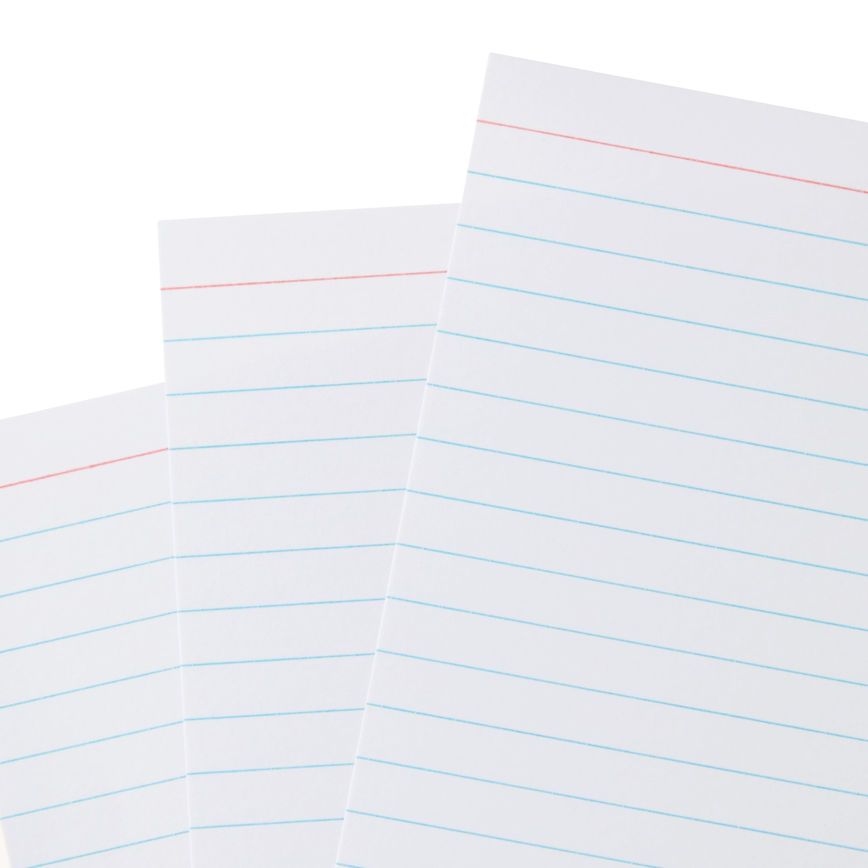 Pen+Gear Ruled Index Cards, White, 5"x 8", 100 Count