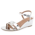 thumbnail image 4 of Aerosoles Witt Women's Wedge Sandals Color: Blue Jean Denim Size: 7, 4 of 4