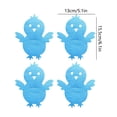 thumbnail image 3 of Easter Tableware Pouch Set 4 Piece Chick Theme Cloth Cutlery Cover Bag 6.1 in x 5.12 in for Forks Spoons, 3 of 6