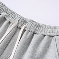 thumbnail image 5 of uikmnh Mens Sweatpants,Mens Winter Thickened Flannel Straight Leg Loose Pants with Solid Color and Comfortable Design for Sports and Leisure,Size L, 5 of 7