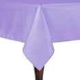 thumbnail image 1 of Ultimate Textile (5 Pack) Reversible Shantung Satin - Majestic 72 x 120-Inch Rectangular Tablecloth - for Weddings, Home Parties and Special Event use, Lilac Light Purple, 1 of 4