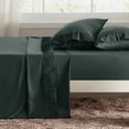 thumbnail image 2 of Juego de sábanas Bedsure California King de 4 piezas, color verde bosque, 2 of 7
