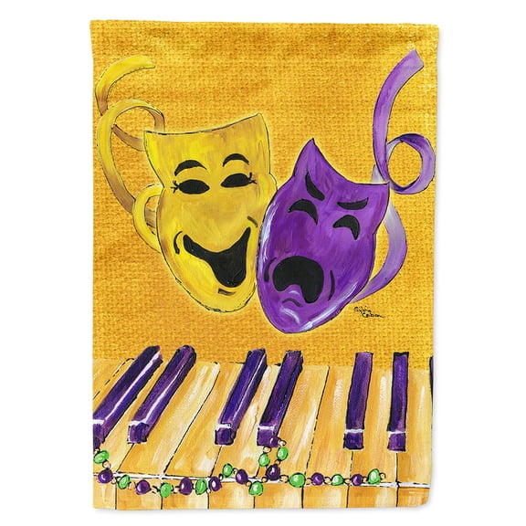 Carolines Treasures 8367GF Mardi Gras Flag, Small, Multicolor