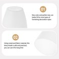 thumbnail image 5 of Howish lamp shade Ceiling Light Cover Replacement Bell Shaped Lamp Shade(4.53"X3.94"X3.94"), 5 of 9