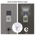 thumbnail image 3 of Fuzoiu Nautical Print Dusk to Dawn LED Night Light with Light Sensor, Energy-Efficient Touch-Safe Night Lamp for Home, Office, and Kids' Rooms-UK, 3 of 7