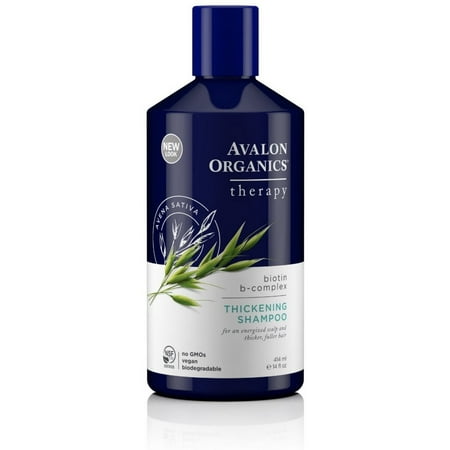 3 Pack - Avalon Organics Biotin-B Complex Thickening Shampoo 14