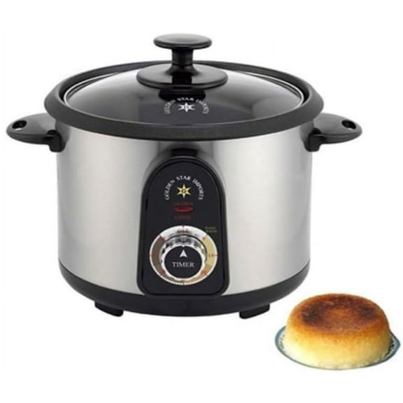 Persian Afghani Tahdig Crispy Automatic Rice Cooker Maker Non Stick Glass Top 14 Cups