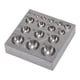 thumbnail image 5 of Bloque de acero para dar forma a metal semicircular, bloques de matriz de domo para fabricación de joyas, 5 of 14