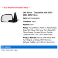 thumbnail image 2 of Left Mirror - Compatible with 2003 - 2006 GMC Yukon 2004 2005, 2 of 2