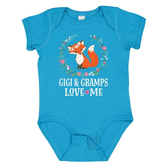 Inktastic Gigi and Gramps Granddaughter Girls Baby Bodysuit